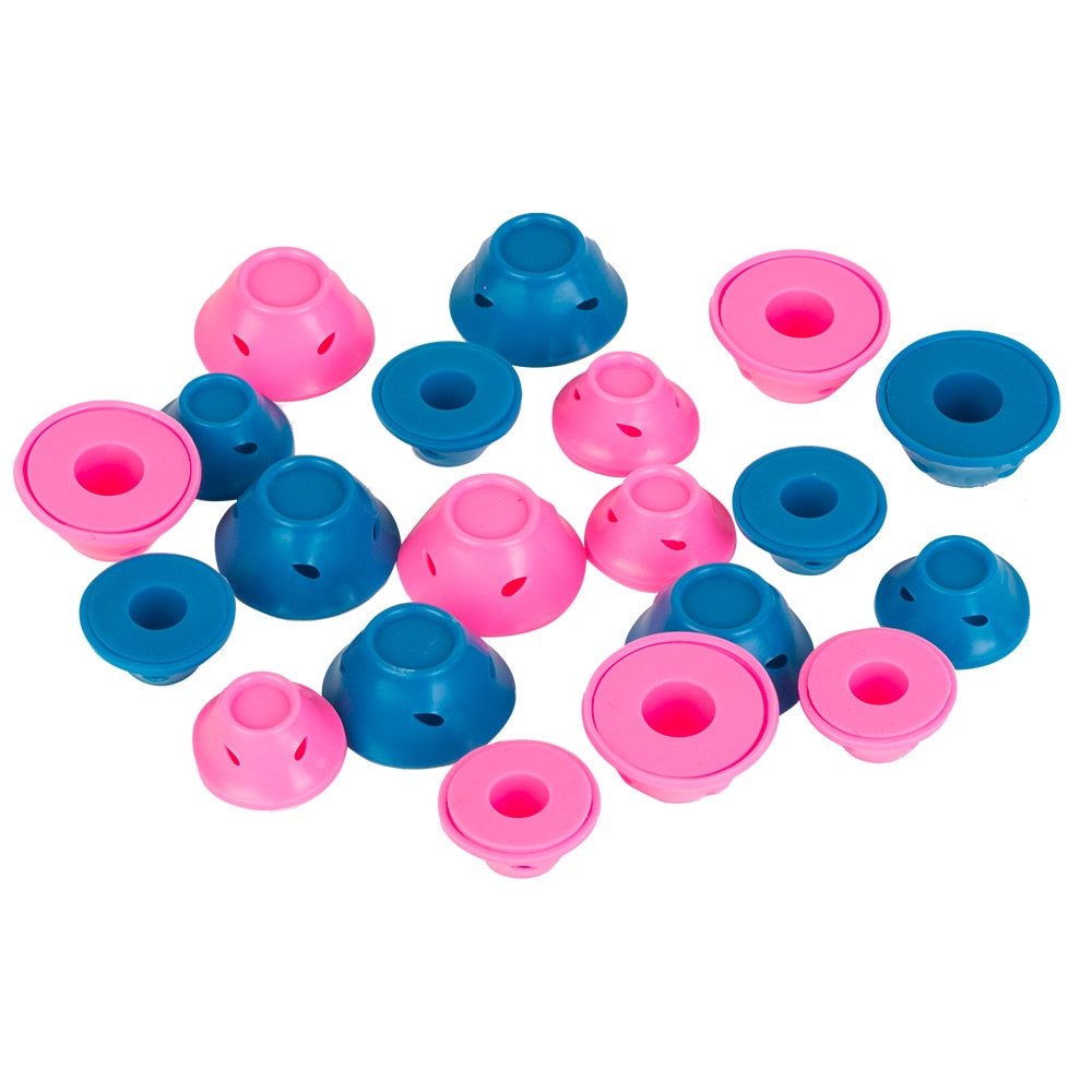 10/20/30pcs Magic Hair Care Rollers for Curlers Sleeping No Heat Soft Rubber Silicone Hair Curler Twist Hair Styling DIY Tool