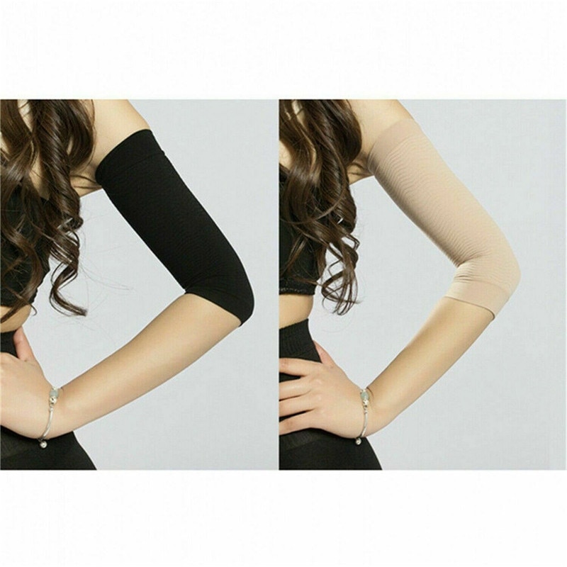 1Pair Slimming Compression Arm Shaper Slimming Arm Belt Helps Tone Shape Upper Arms Sleeve Shape Taping Massage For Women J#29