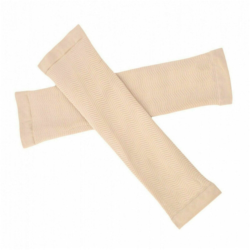 1Pair Slimming Compression Arm Shaper Slimming Arm Belt Helps Tone Shape Upper Arms Sleeve Shape Taping Massage For Women J#29