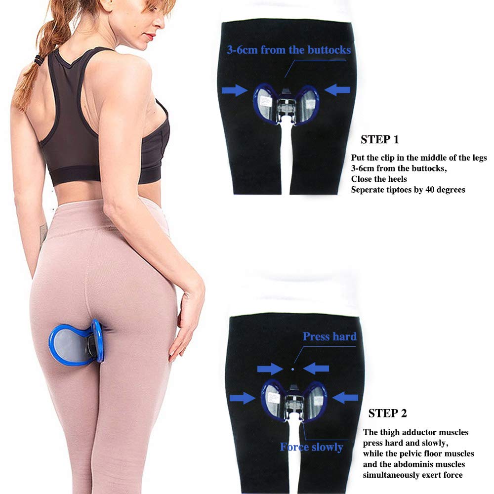 Pelvic Floor Muscle Inner Thigh Buttocks Exerciser Hip trainer Home Fitness Beauty Equipment Bodybuilding Bladder Control Device