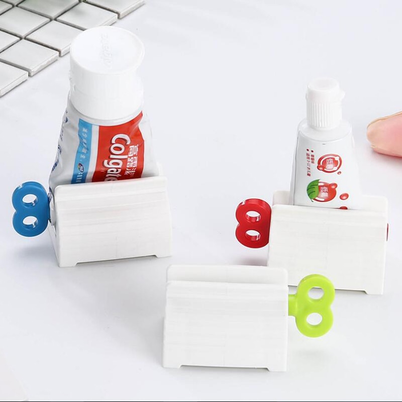 Toothpaste Device Multifunctional Toothpaste Dispenser Facial Cleanser Squeezer Clips Manual Lazy Toothpaste Tube Squeezer Press