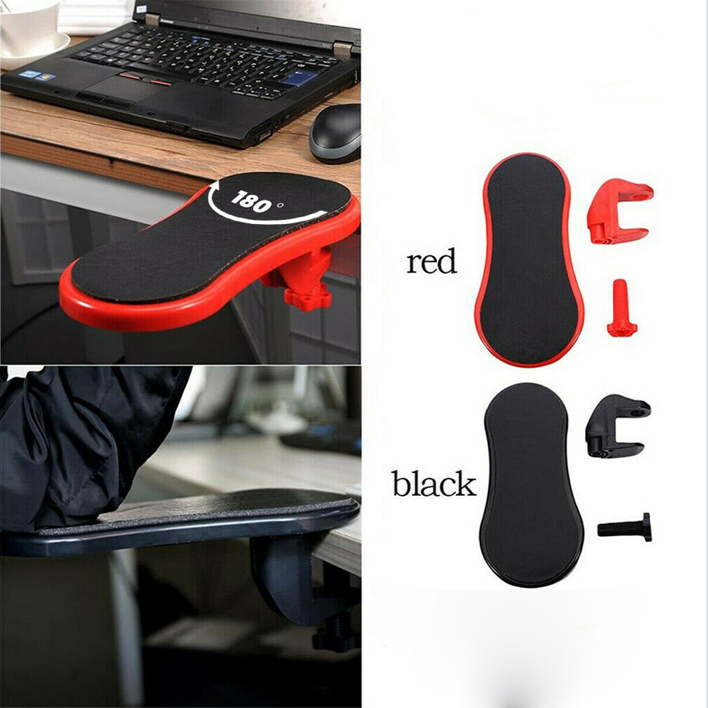 Attachable Armrest Pad Desk Computer Table Arm Support Mouse Pads Arm Wrist Rests Chair Extender Hand Shoulder Protect Mousepad