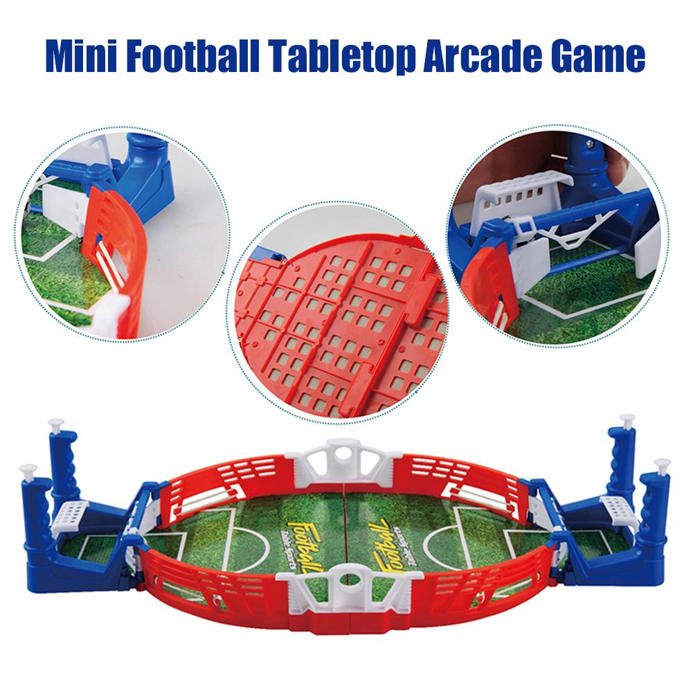 Mini Football Tabletop Arcade Game Kids Adults Table Soccer Mini Interactive Toy For Children Have Fun At Home Office New