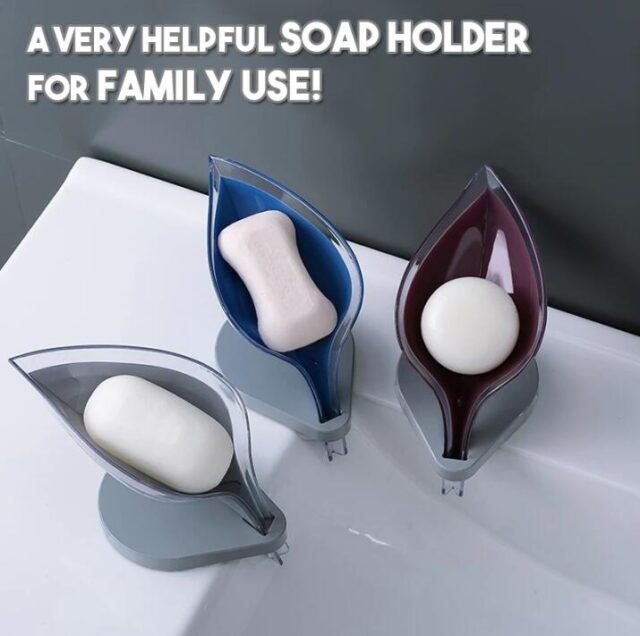 Leafology Draining Soap Holder Dish ( 2 Pcs)