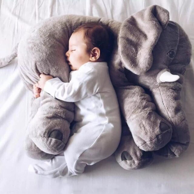 Baby Giant Elephant Stuffed Animals Plush Toy Pillow