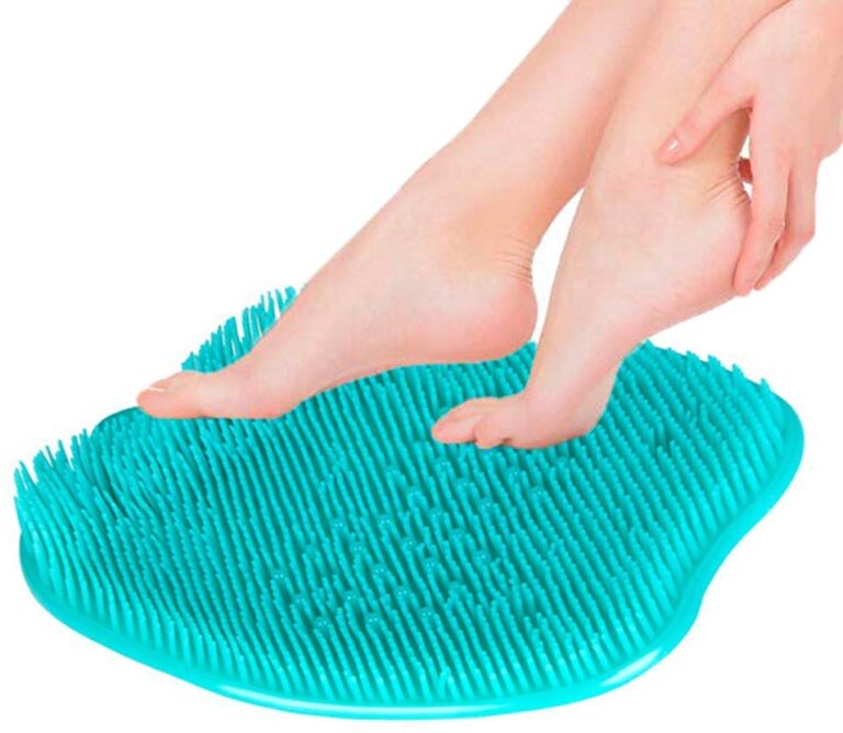 Foot Scrubber Cleaner Massager Acupressure Mat With NonSlip Suction Cups For Shower Funiyou