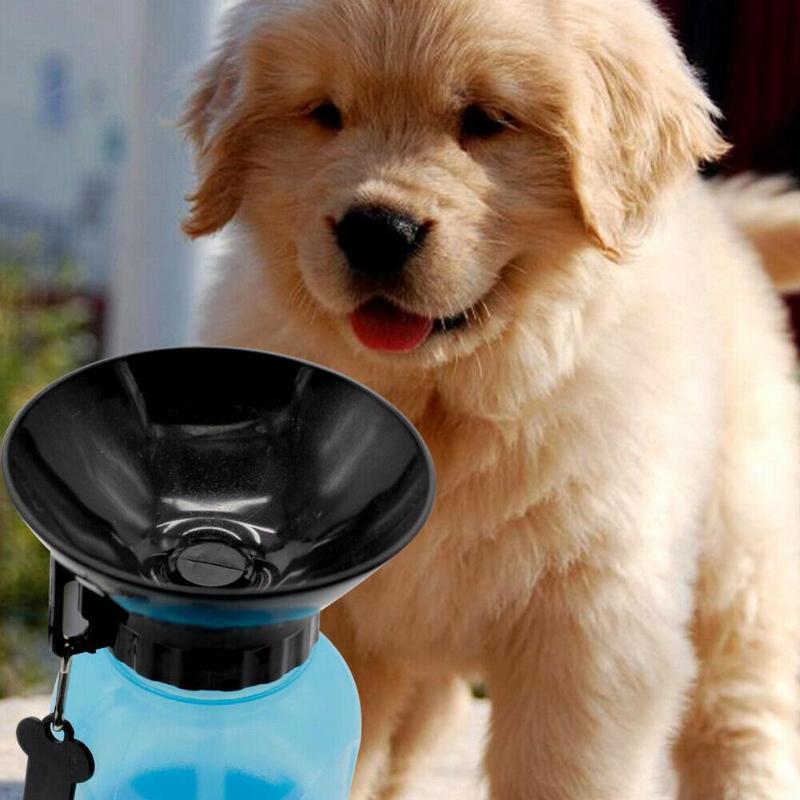 500ml Dog Water Bottle Pet Puppy Cat Sport Portable Travel Outdoor Dogs Water Bowl Drinker Drinking Water Mug Cup Dispenser