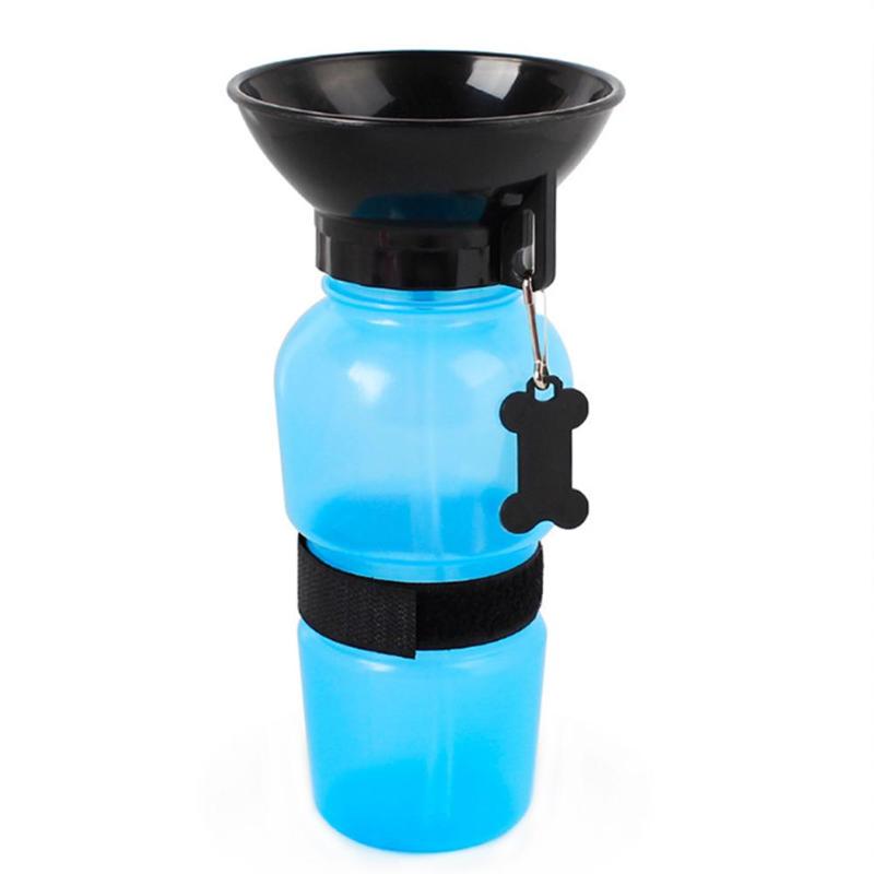 500ml Dog Water Bottle Pet Puppy Cat Sport Portable Travel Outdoor Dogs Water Bowl Drinker Drinking Water Mug Cup Dispenser