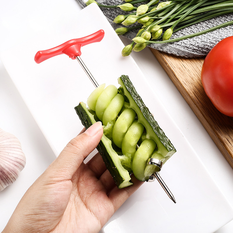 Vegetables Spiral Knife Potato Carrot Cucumber Salad Chopper Easy Spiral Screw Slicer Cutter Spiralizer Kitchen Tools