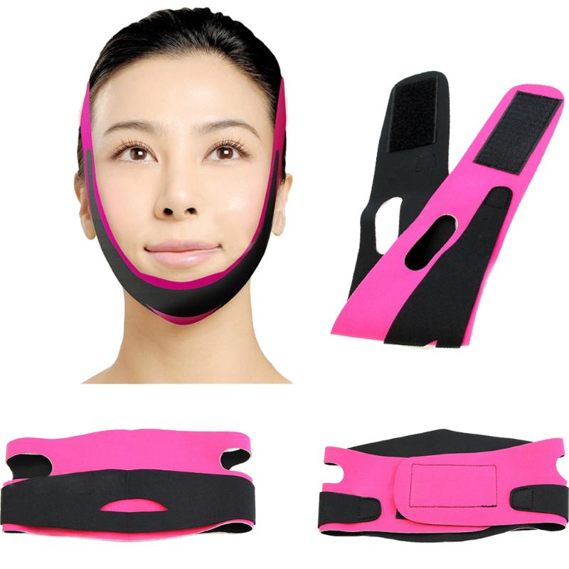 Face Slim V-Line Lift Up Belt Women Slimming Chin Cheek Slim Lift Up Mask V Face Line Belt Anti Wrinkle Strap Band Facial Beauty