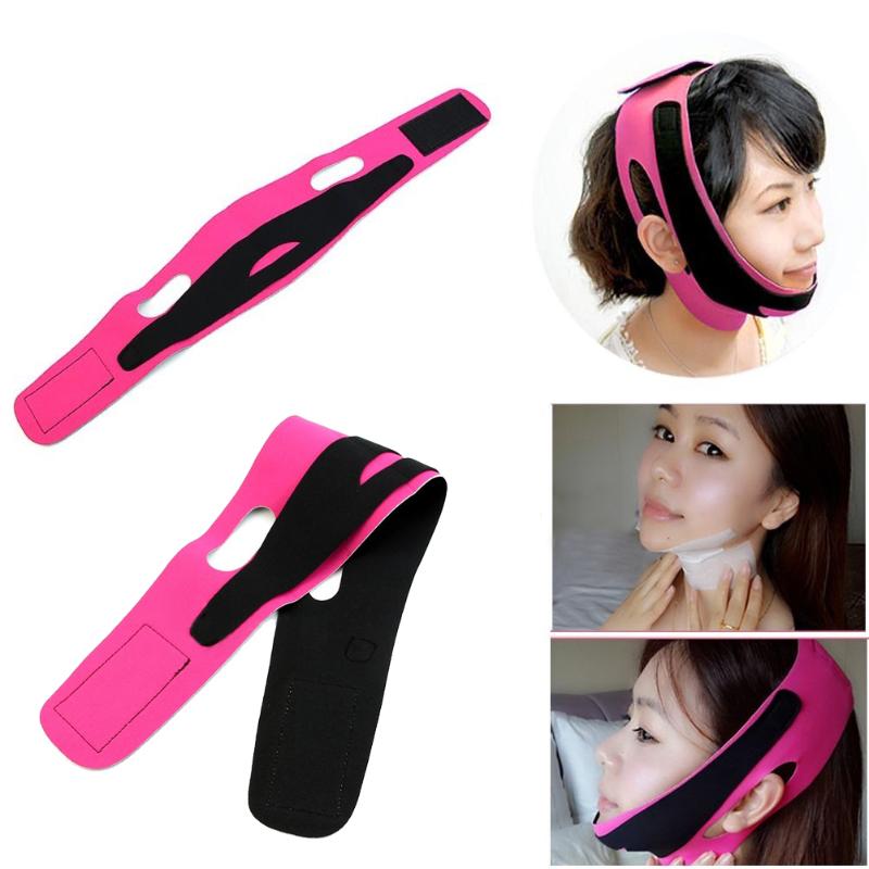 Face Slim V-Line Lift Up Belt Women Slimming Chin Cheek Slim Lift Up Mask V Face Line Belt Anti Wrinkle Strap Band Facial Beauty