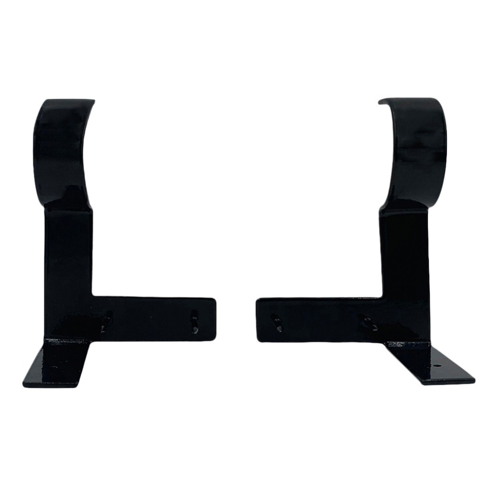 New 2 X Bracket Kwik Hang Curtain Rod Holders Tap Right Into Window Frame Rod High Quality FB