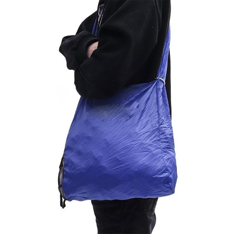 New Portable Telescopic Storage Bag Small Disc Shopping Bag Foldable Multi-function Eco Reusable Shoulder Large Capacity Bag