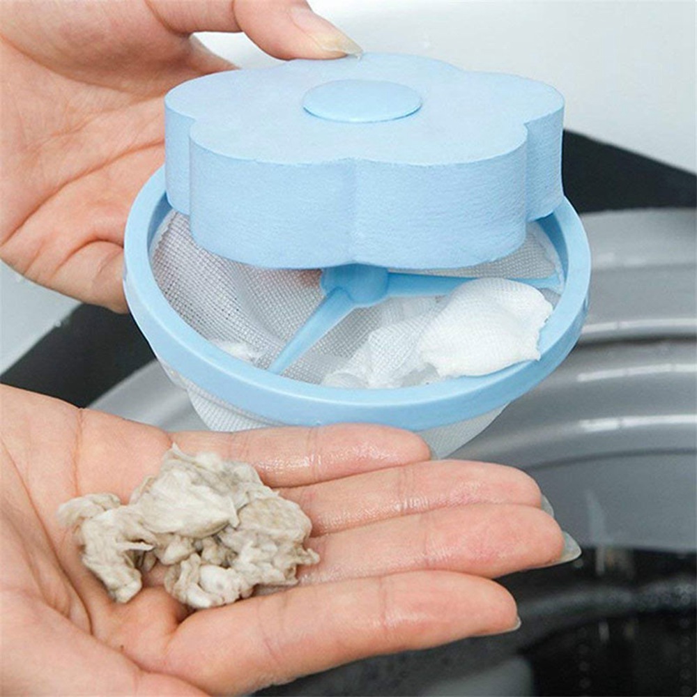 6pcs/4pcs Household Reusable Floating Pet Fur Lint Hair Catcher Laundry Hair Catcher Remover Mesh Bag Washing Machine Lint Trap