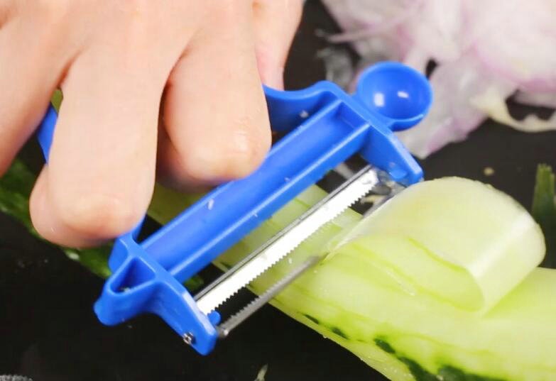 3 pcs Set Magic Trio Peeler Slicer Shredder Peeler Julienne Cutter Multi Peel Stainless Steel Blade Kitchen Tools Set