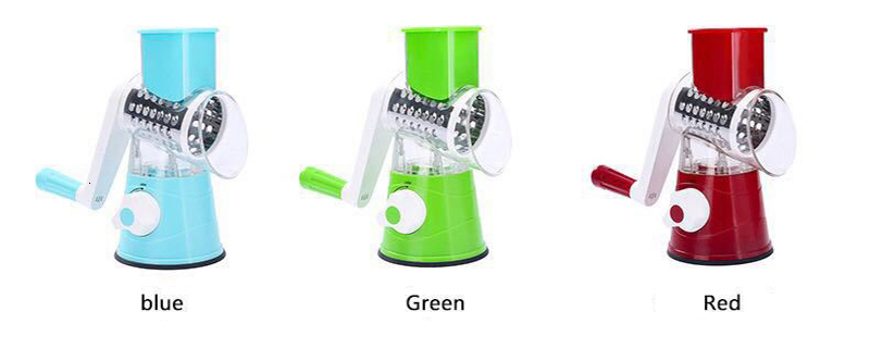 Manual Vegetable Cutter Slicer Kitchen Accessories Multifunctional Round Mandoline Slicer Potato Cheese Chopper Grater Gadgets