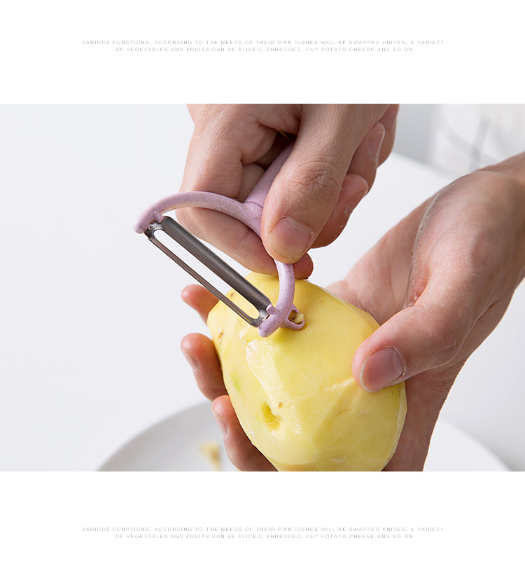 Mandoline slicer cutter chopper vegetable cutter grater Round kitchen Multifunction shred grater fruit peeler Wash Leaking basin