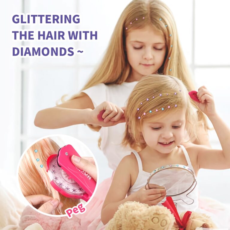 Bling Gem Set Toy for Hair Styling and Diy Making Funiyou
