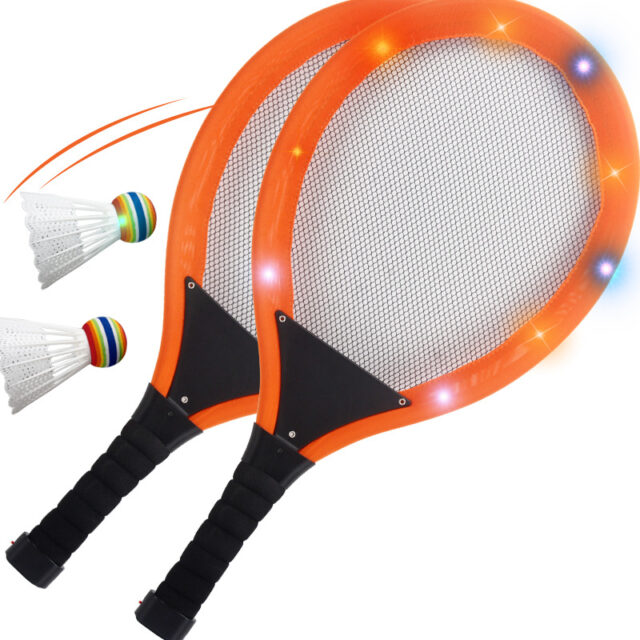 Portable Led Badminton Racket and Shuttlecock for Kids and Adults Funiyou