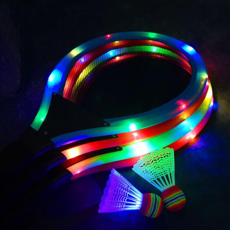 Portable Led Badminton Racket and Shuttlecock for Kids and Adults Funiyou