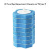 8 Pcs Replacement Heads of Style 2