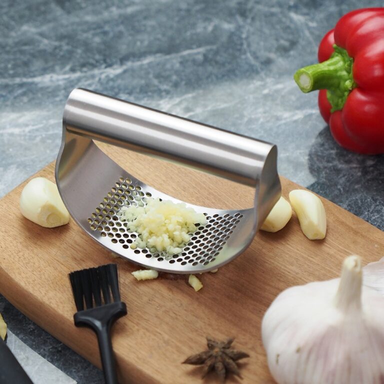 Stainless Steel Garlic Ginger Press Crusher Funiyou