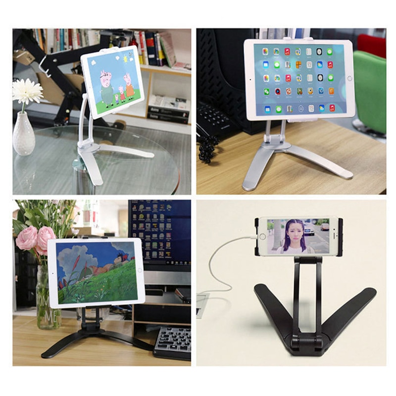 Rotating Portable Monitor Wall Desk Metal Stand Fit For Below 15.6inch monitor Tablet Mobile Phone Holders