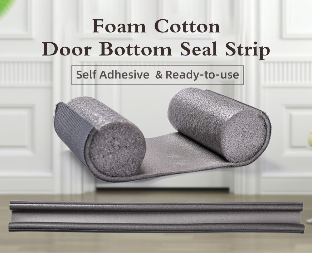 Flexible door bottom sealing strip sound proof noise reduction under door draft stopper dust proof window weather strip