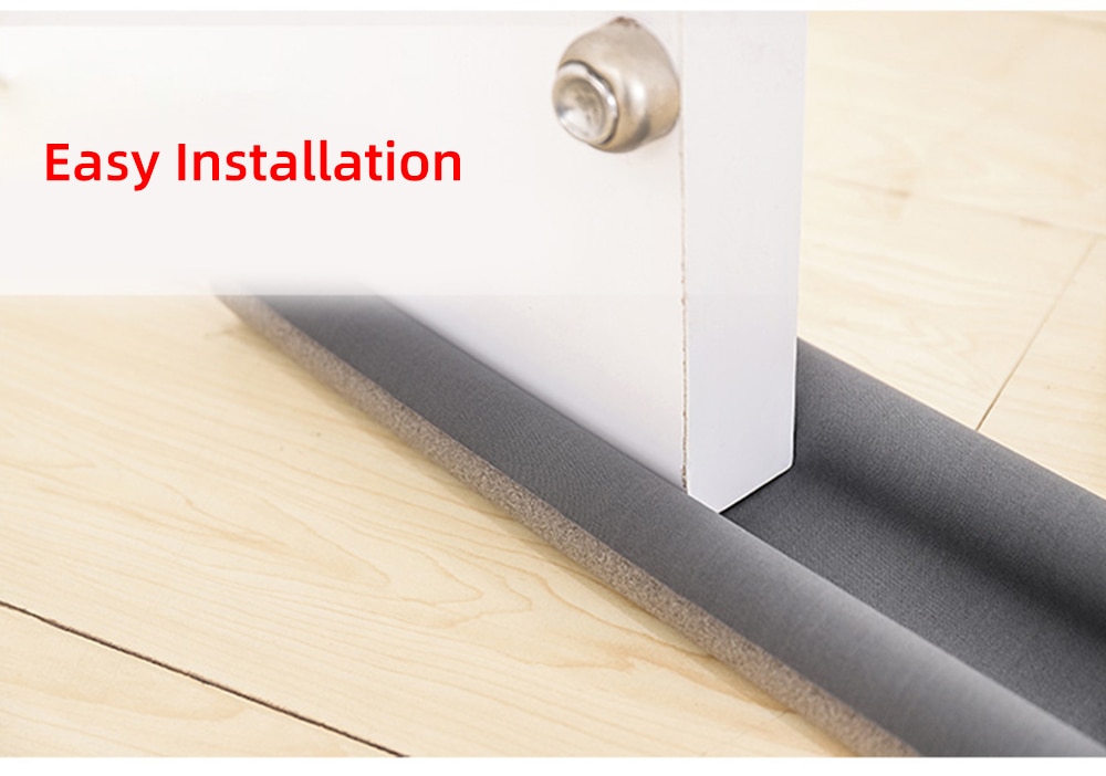 Flexible door bottom sealing strip sound proof noise reduction under door draft stopper dust proof window weather strip