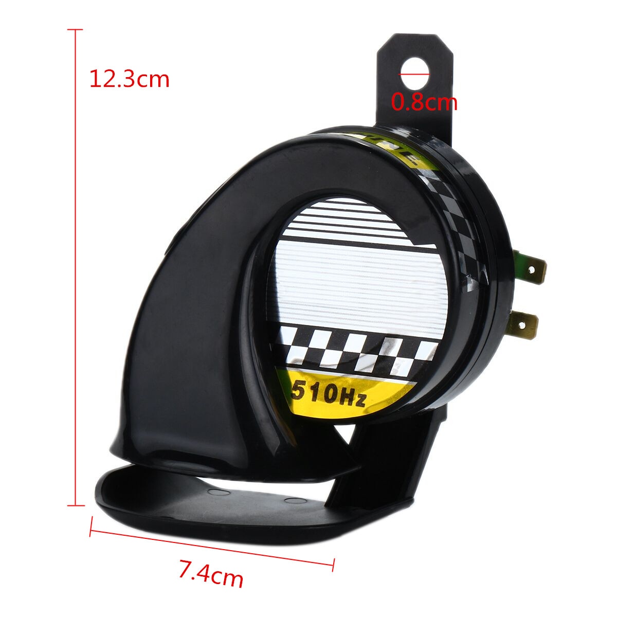 Universal 12V DC 130db Motorcycle Snail Air Horn Siren Super Loud For Car Truck Motorbike Waterproof