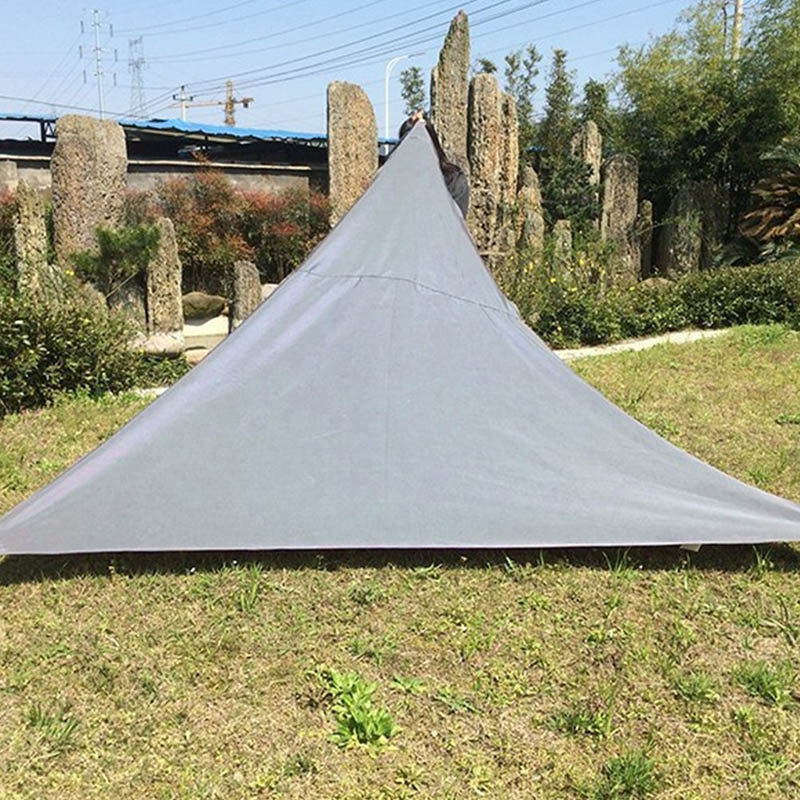 Anti-UV Awning Sun Shelter Triangle Canopy Outdoor Shelters Sun Shade Sails Beach Sunshade Tarp Waterproof Garden Car Camping