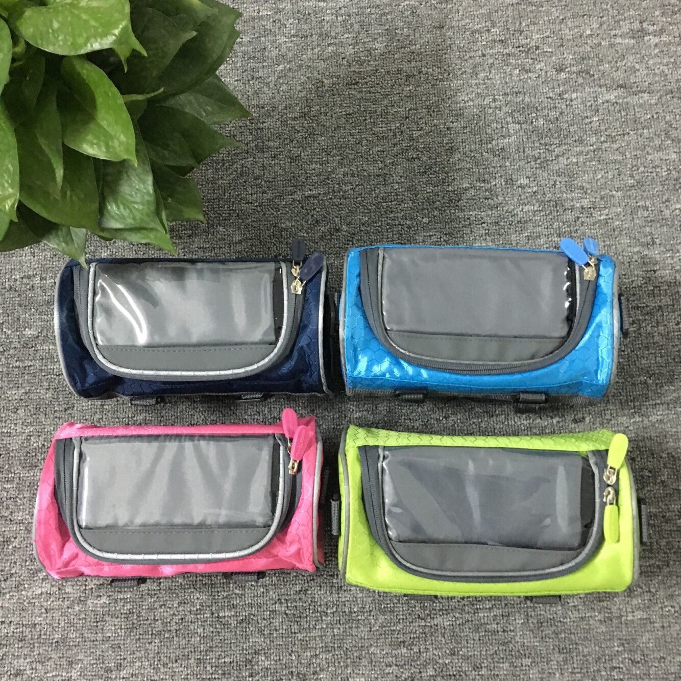 Multifunction Cycling Bag Mountain Road Bicycle Touch Screen Bag Frame Tube Handlebar Pack Pannier Riding Storage Bag