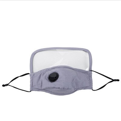 Cotton Maska Outdoor Protective Breathing Valve Facemask With Eyes Shield+2 Filters Pollution Masque Safety Mascarilla Mascarar