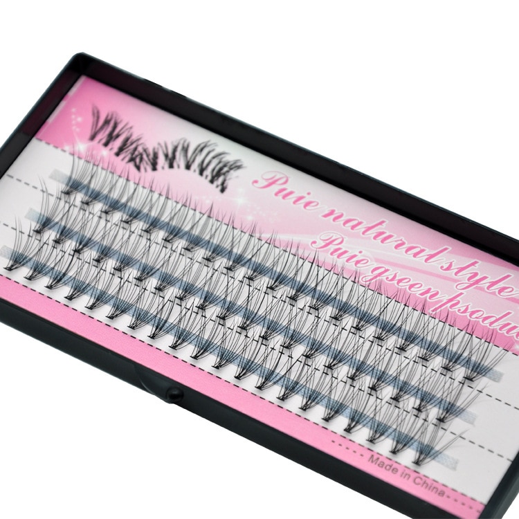 60 Clusters/box Cluster eyelashes,thick Individual eyelash extension Eyelashes bunches professional makeup false eyelashes