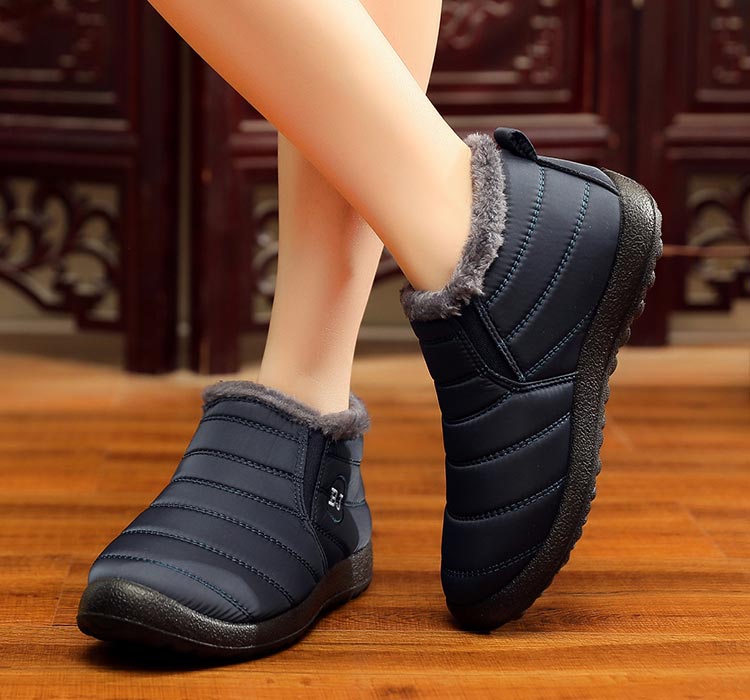 Women snow boot 2020 new waterproof winter boots female shoes solid casual shoes woman keep warm plush winter shoes women boots