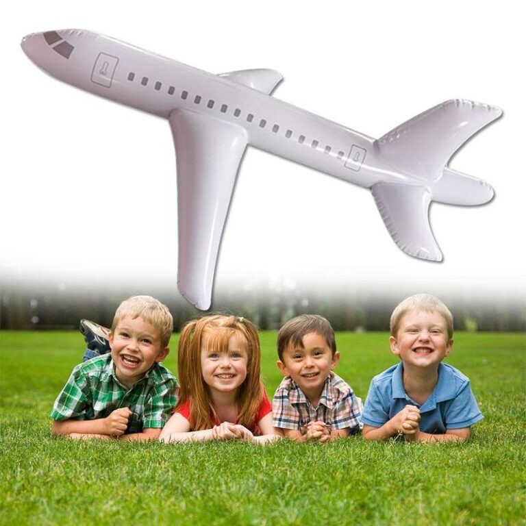 Large Inflatable Airplane Toy (Best Gift For Kids) Funiyou