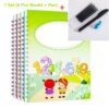 One Set (4 Copybooks + Water Pen Set)