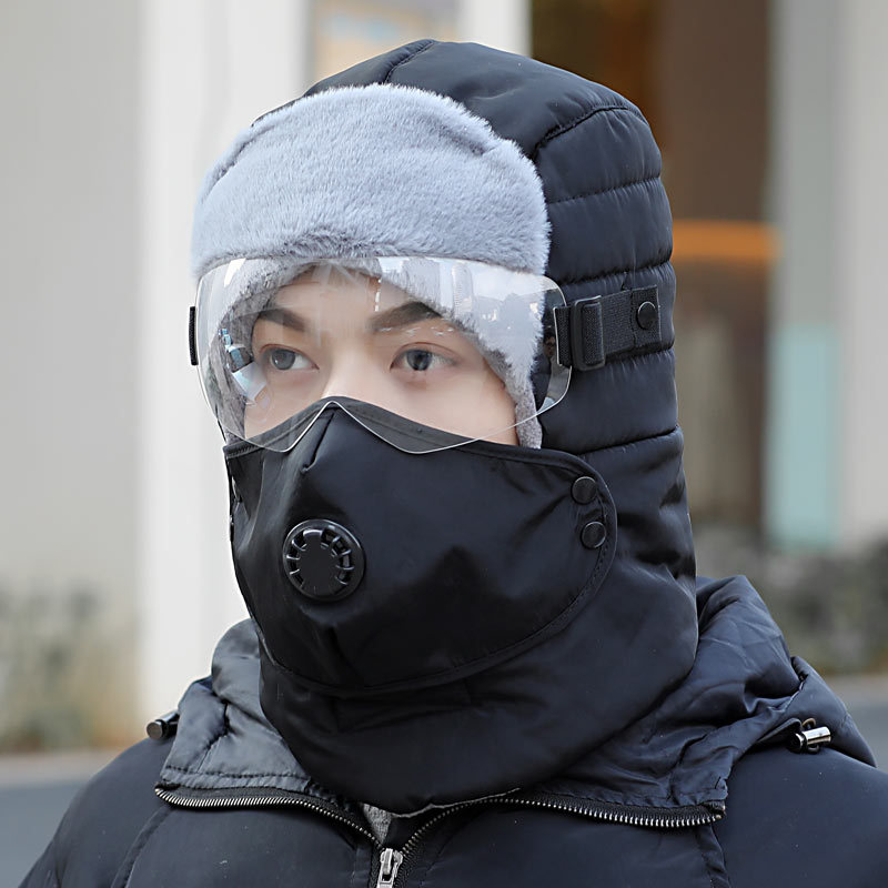 Full Protection Warm Waterproof Winter Hats With Glasses Funiyou