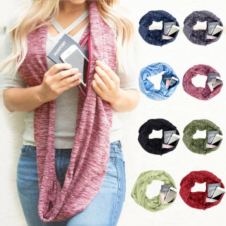 Infinity Scarf With Hidden Pocket