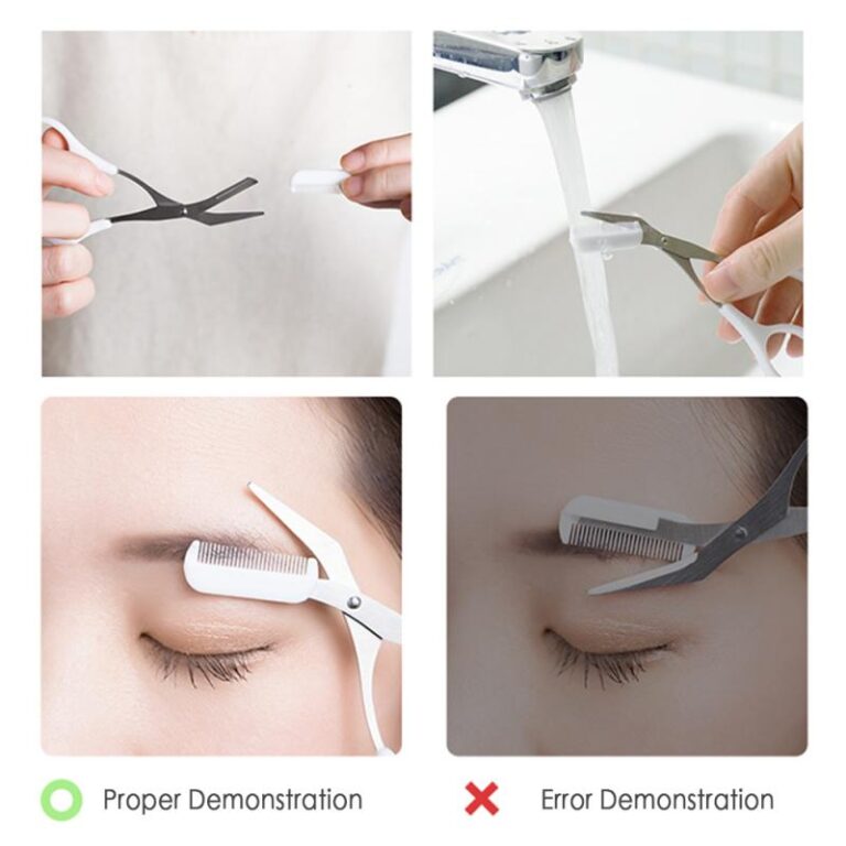 Eyebrow Scissors With Comb Makeup Tools Funiyou