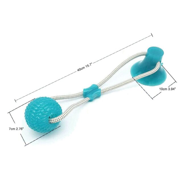 Interactive Suction Cup Tug Dog Chew Toy