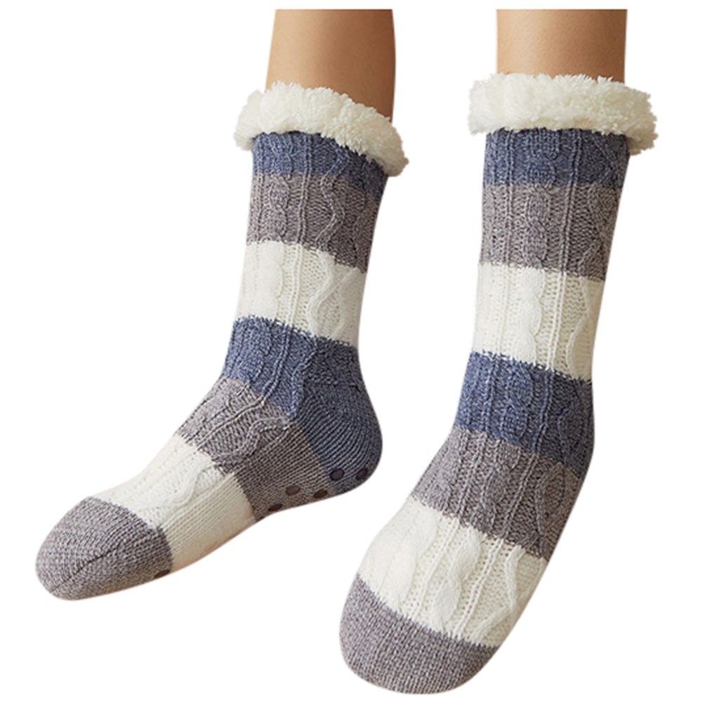 Super Thick Warm Fleecelined AntiSlip Slipper Thermal Socks （Buy 2
