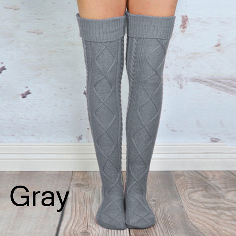 Over The Knee Knit Socks