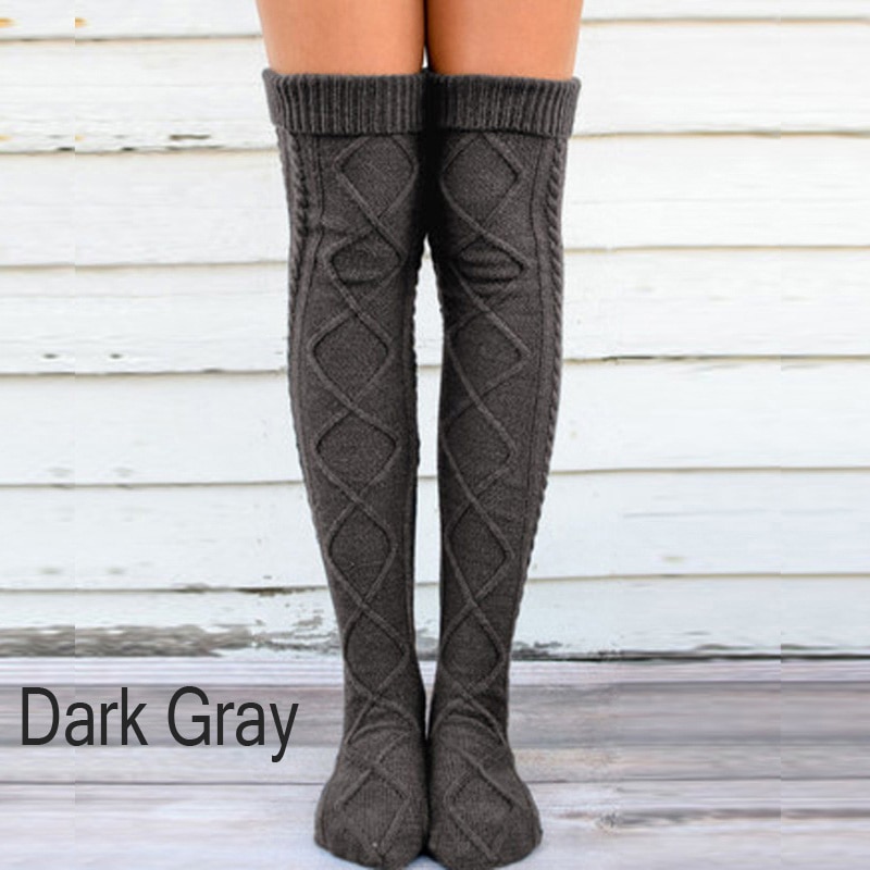 Over The Knee Knit Socks