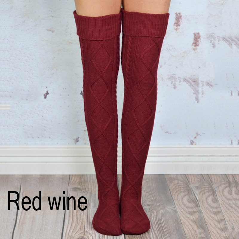 Over The Knee Knit Socks